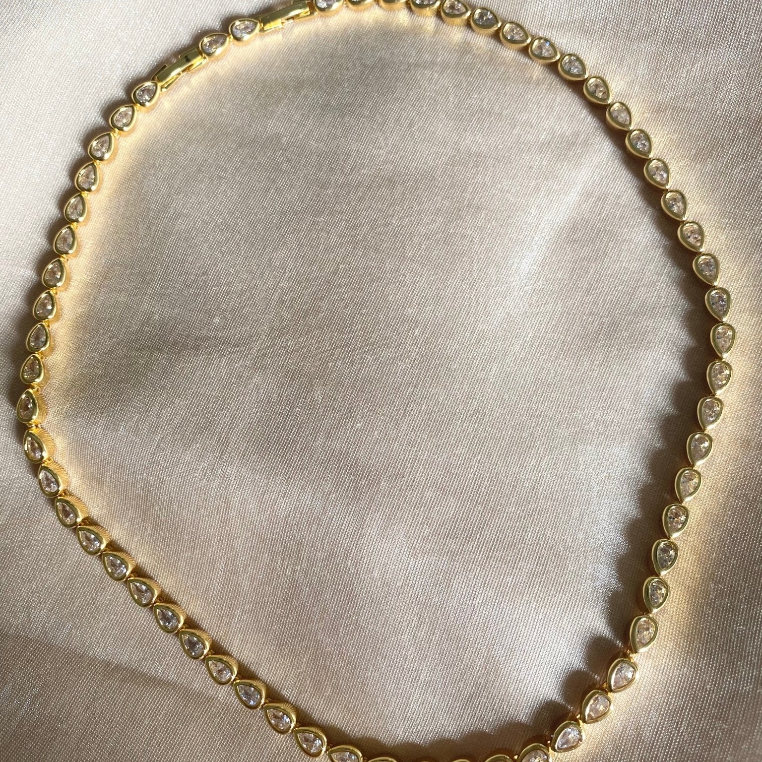 Diamond Tear Drop Tennis - NOA -