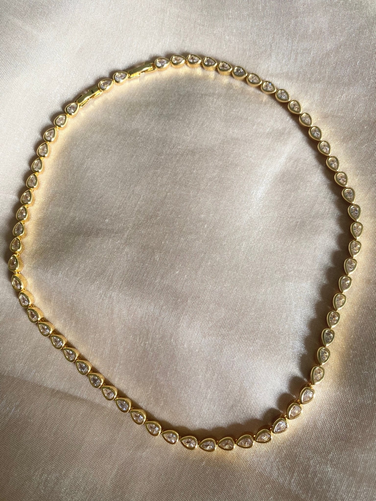 Diamond Tear Drop Tennis - NOA -