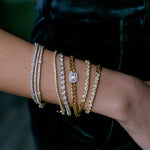 Diamond Tennis Station Bracelet - NOA -