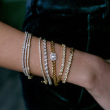 Diamond Tennis Station Bracelet - NOA -