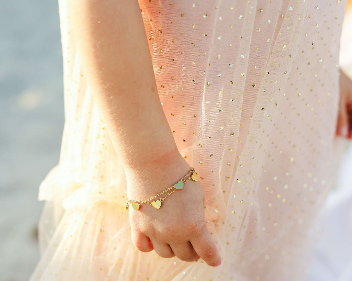 Double Chain Heart Bracelet - NOA -