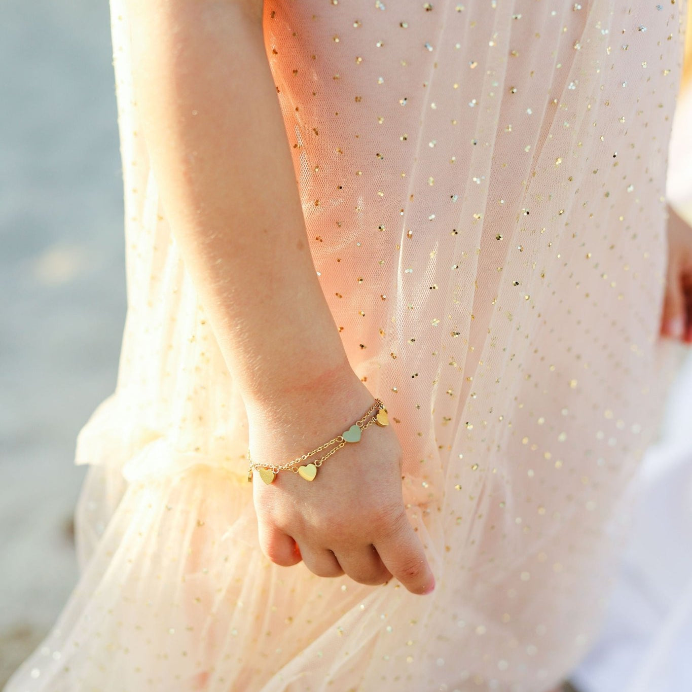 Double Chain Heart Bracelet - NOA -