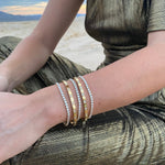 Eliza Solid Gold Tennis Bracelet - NOA -