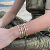 Eliza Solid Gold Tennis Bracelet - NOA -