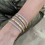 Eliza Solid Gold Tennis Bracelet - NOA -