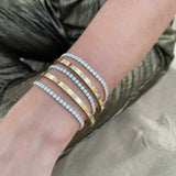 Eliza Solid Gold Tennis Bracelet - NOA -