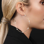 Elizabeth Pearl Hoops - NOA - Earrings