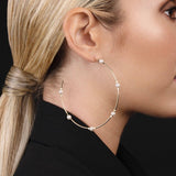 Elizabeth Pearl Hoops - NOA - Earrings