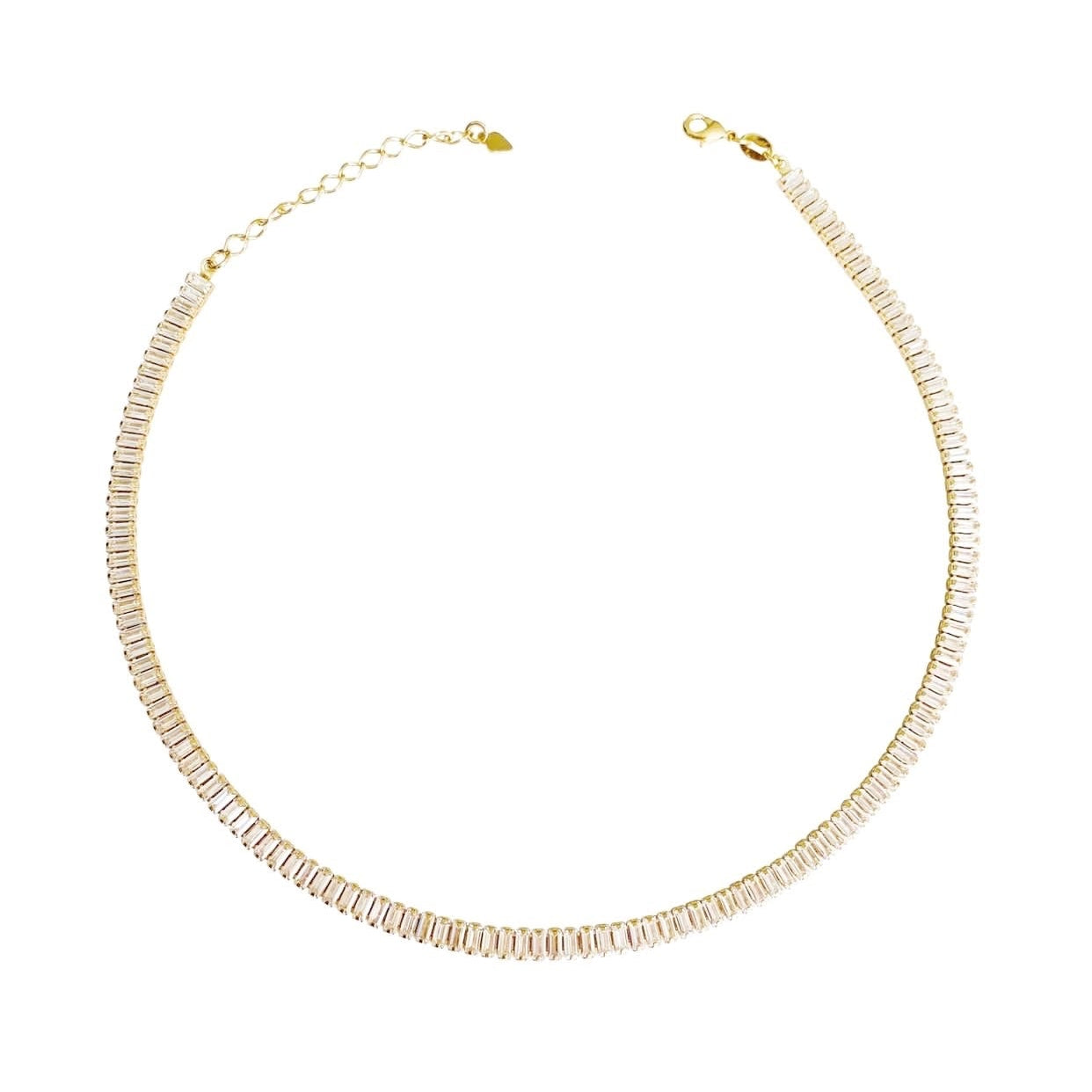 Emerald Cut Tennis Choker - NOA -