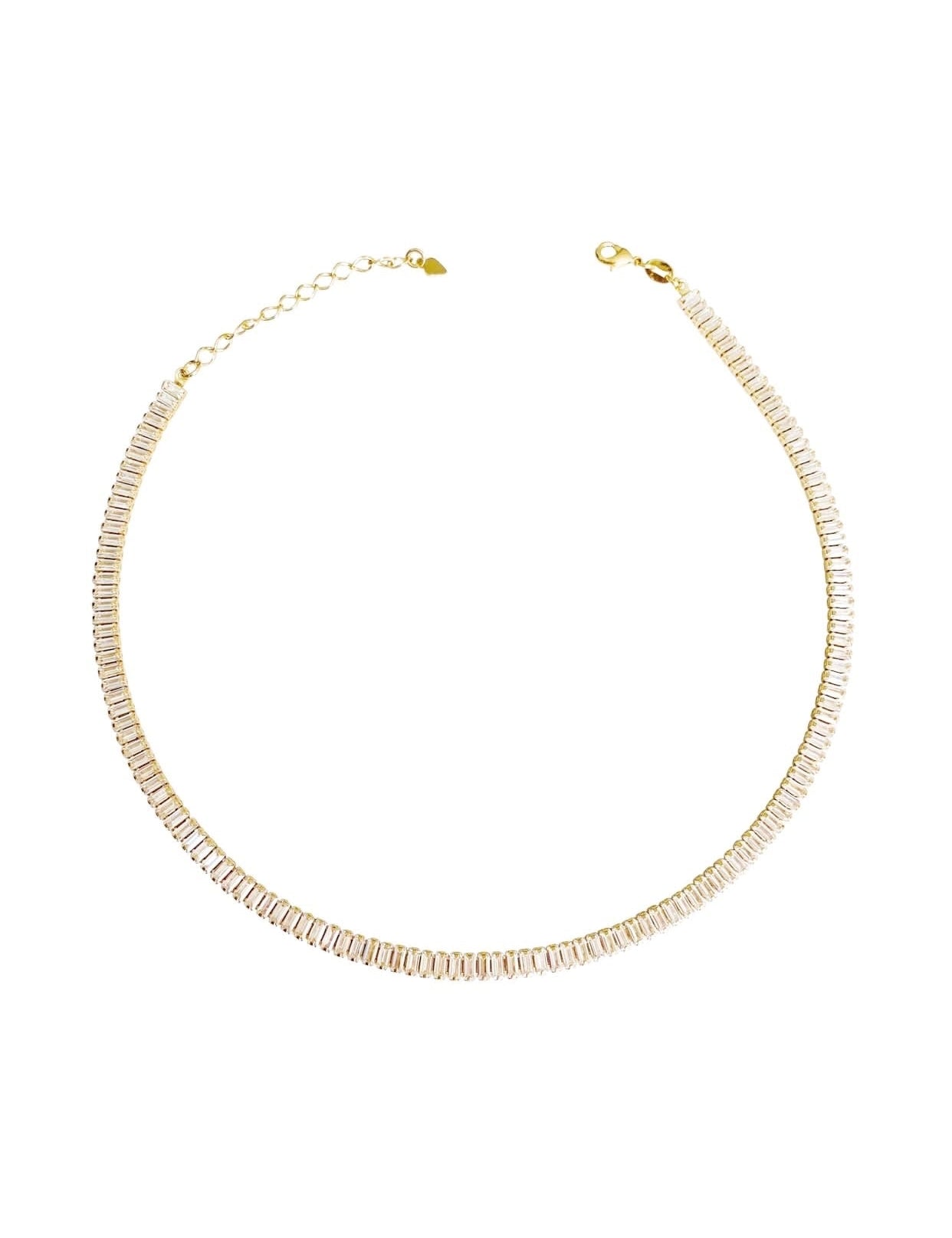 Emerald Cut Tennis Choker - NOA -