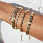 Esmeralda - Emerald Bangle - NOA - Bracelet