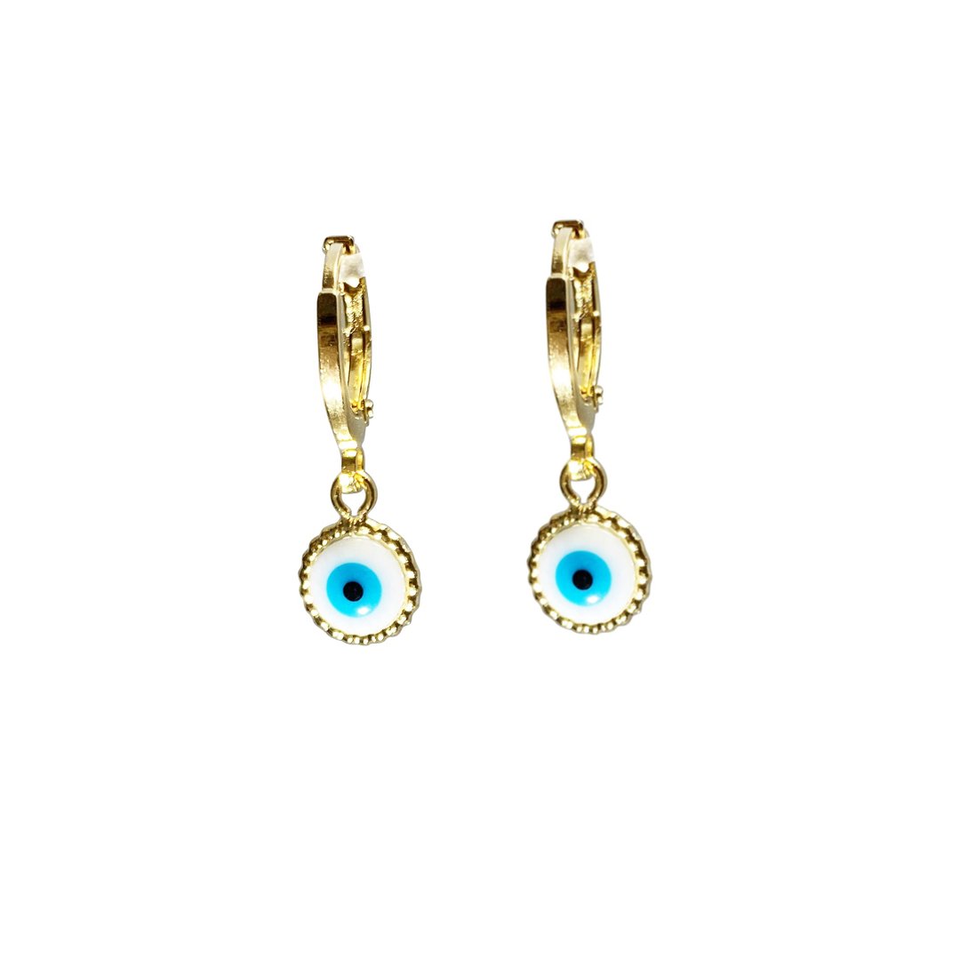 Evil eye drop earrings - NOA Jewels -