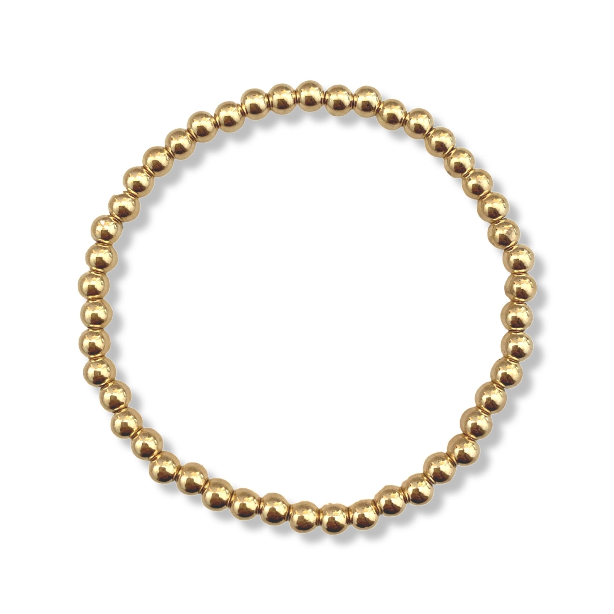 Gold Bead Elastic Bracelet - NOA - Bracelet