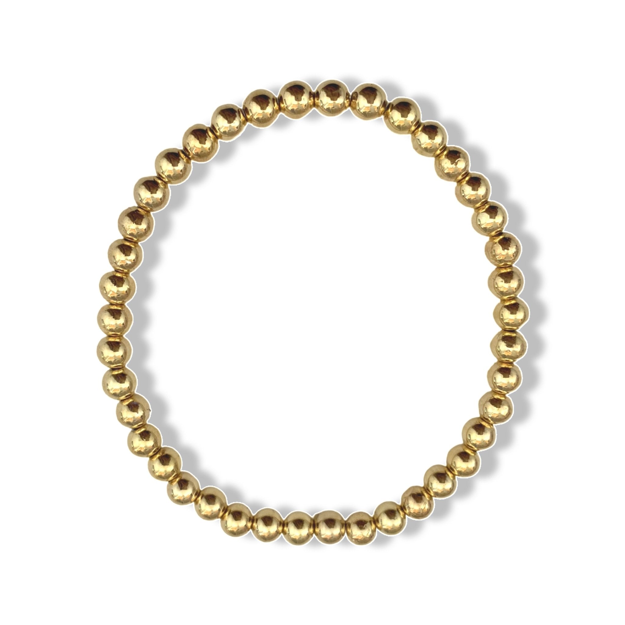 Evil Eye Gold Bead Bracelets – NOA Jewels