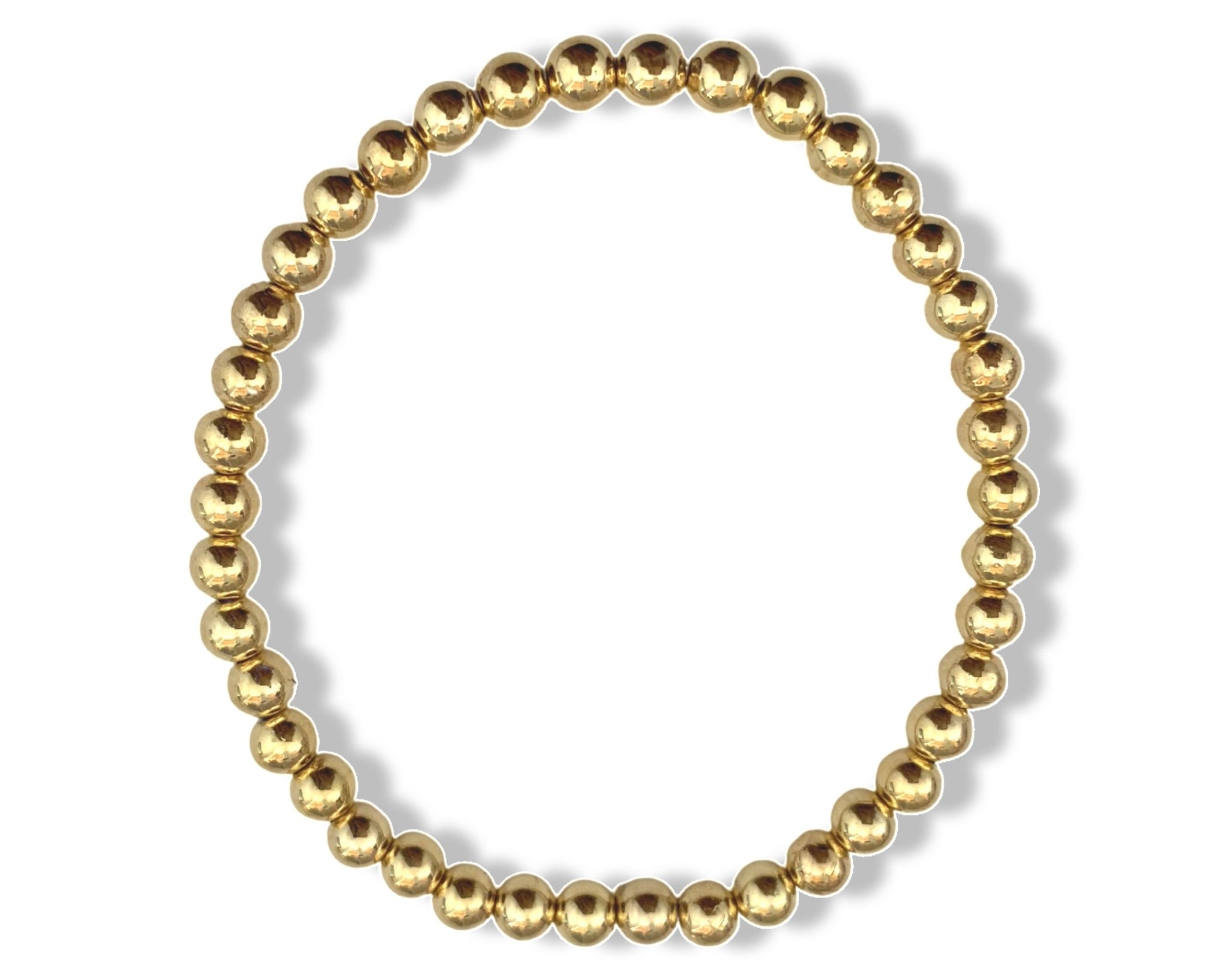 Gold Bead Elastic Bracelet - NOA - Bracelet