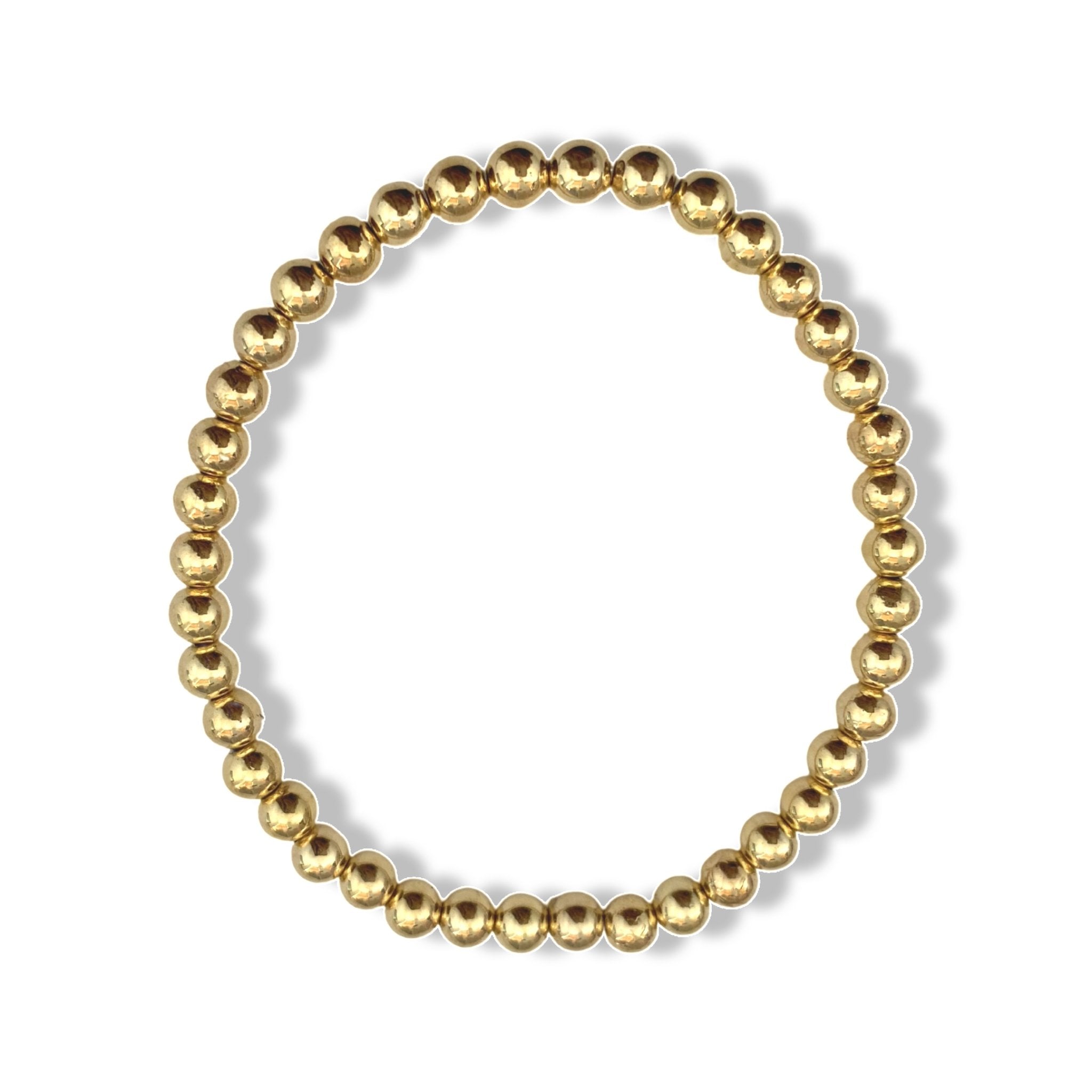 Gold Bead Elastic Bracelet - NOA - Bracelet
