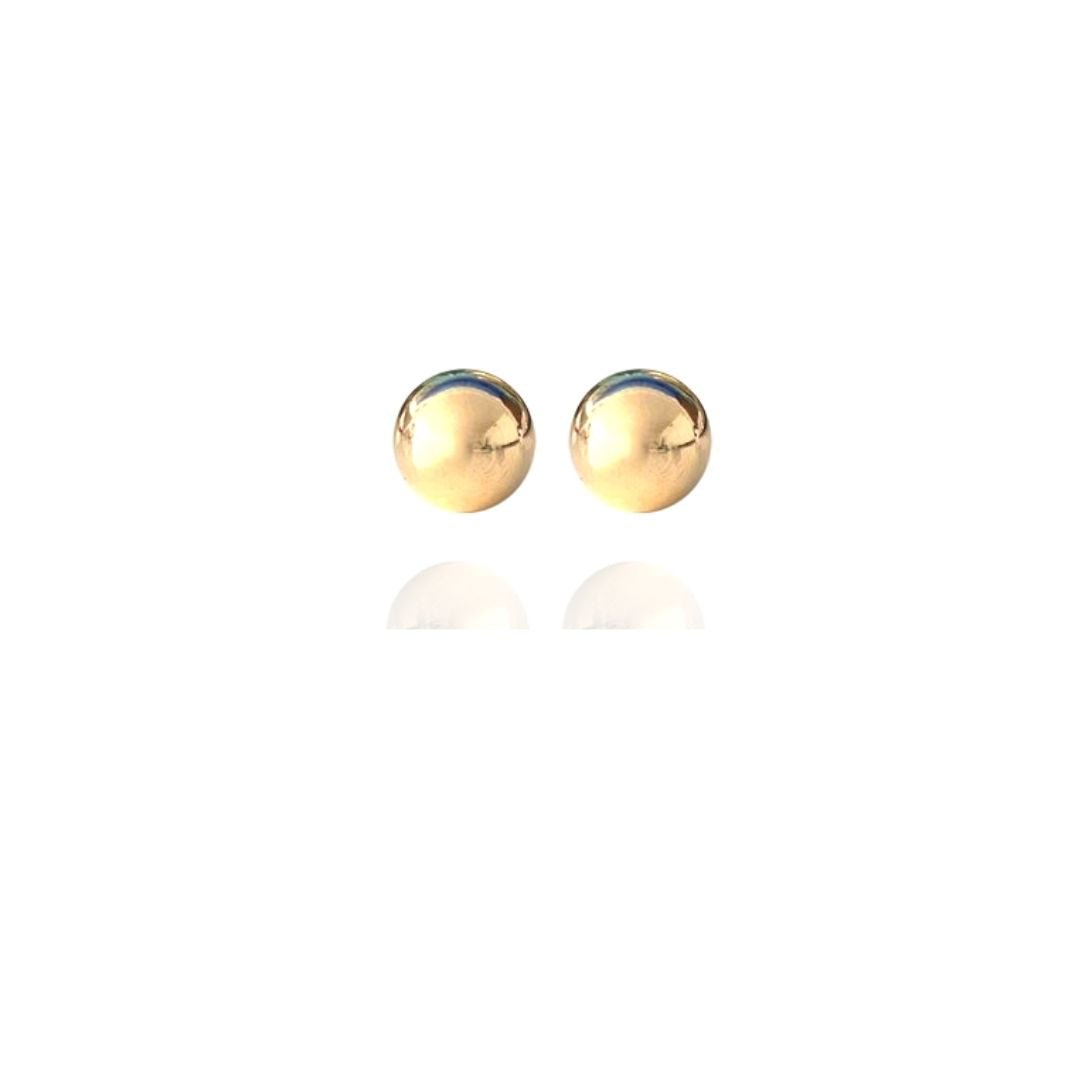 Gold Bead Stud - NOA - Earrings
