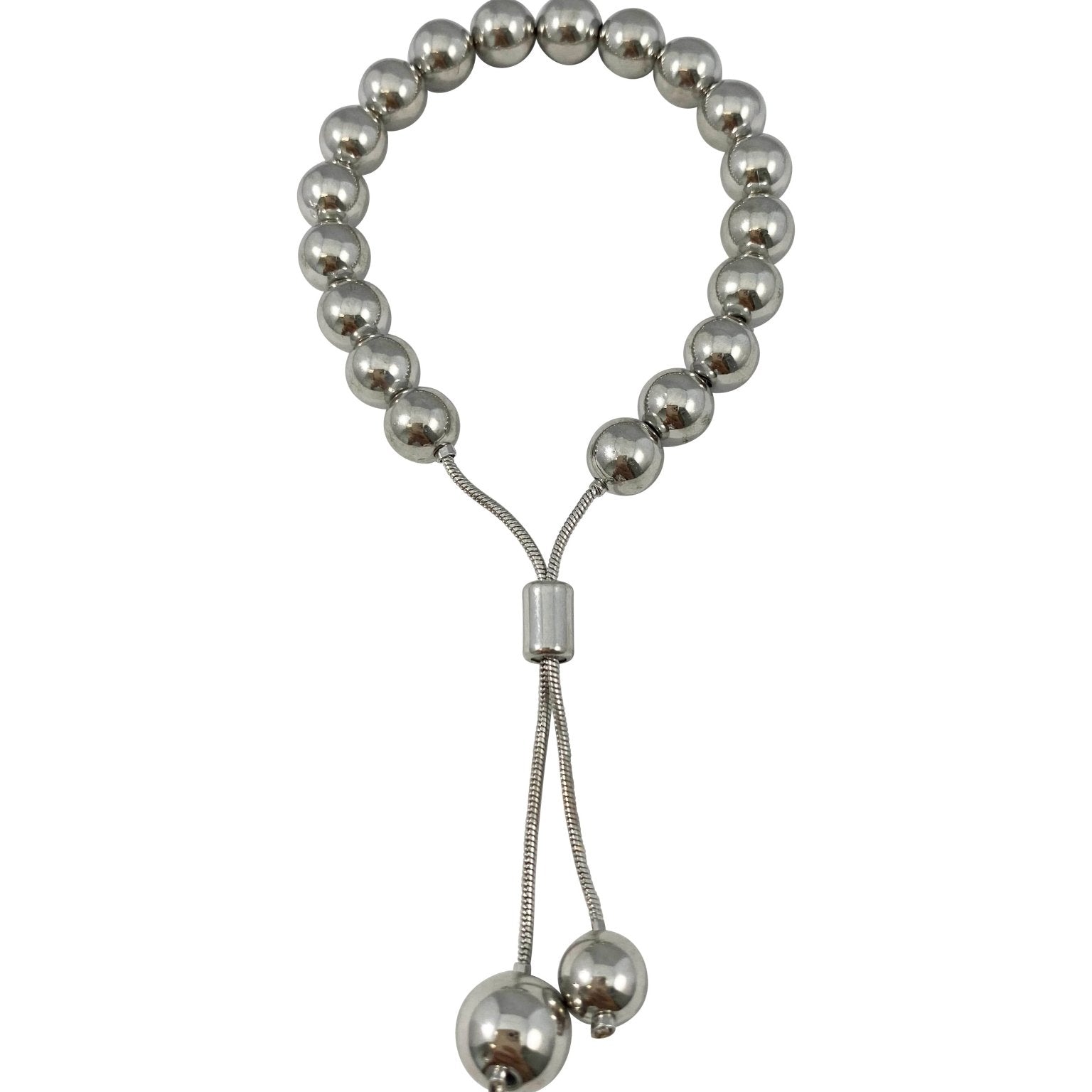 Gold Bead Tassel Bracelet WHITE Gold - NOA - Bracelet