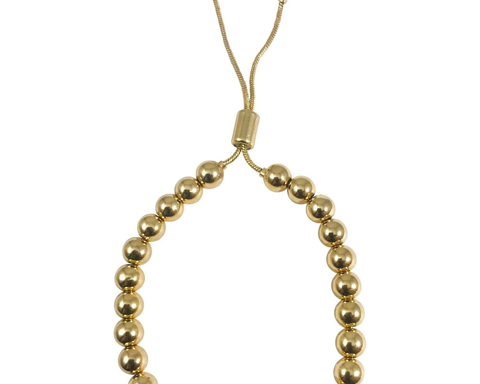 Gold Bead Tassle Bracelet - NOA - Bracelet