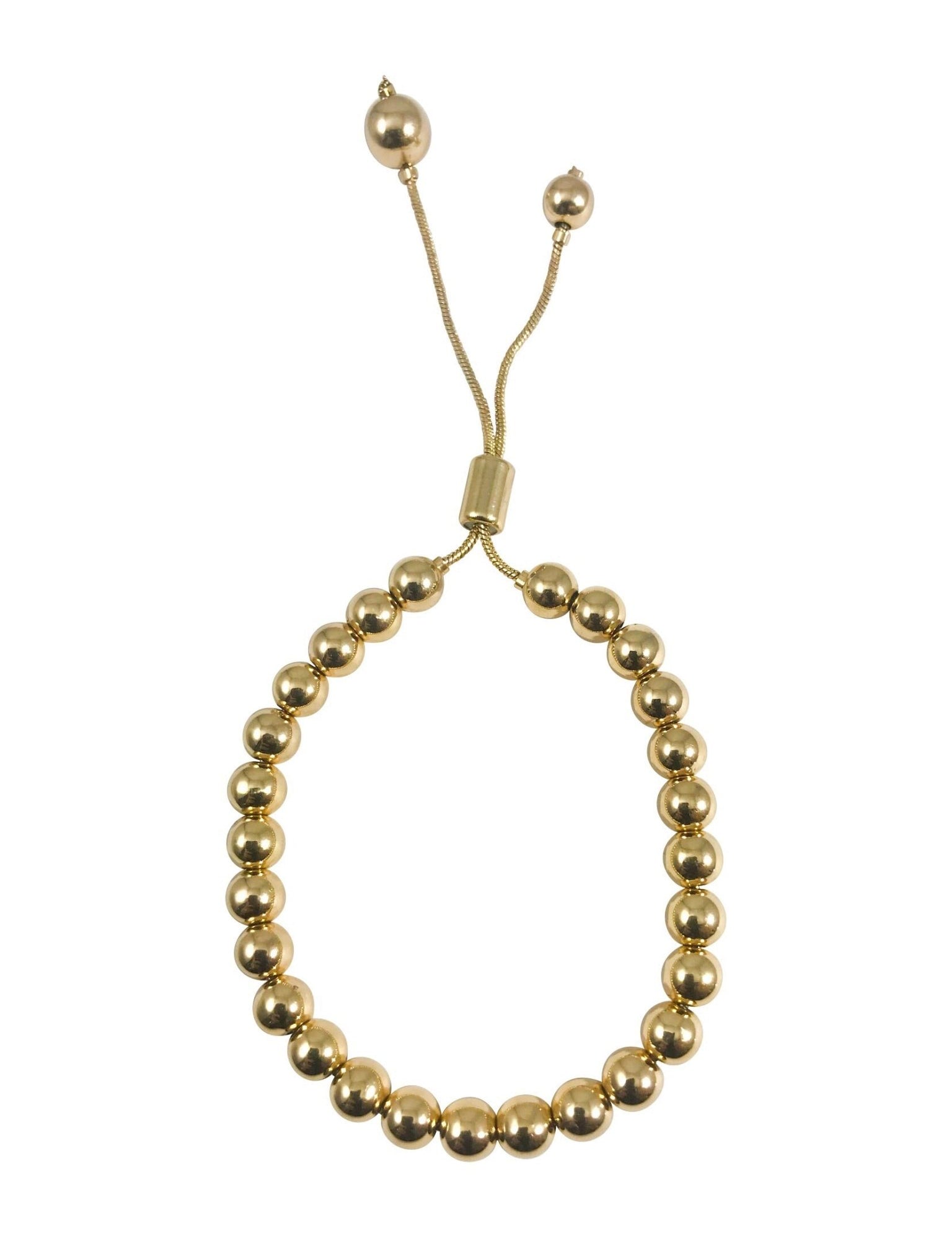 Gold Bead Tassle Bracelet - NOA - Bracelet