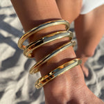 Gold Dome Bangle - NOA - Bracelet