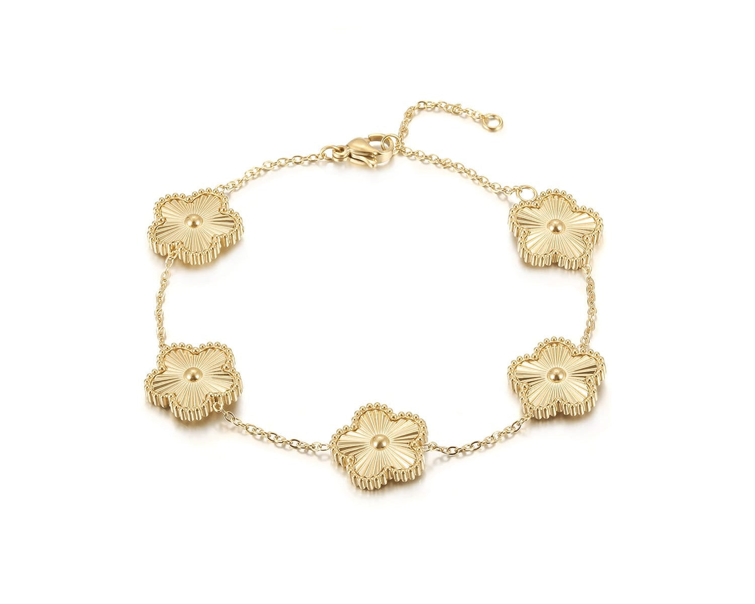 Golden Clover Bracelet - NOA Jewels -