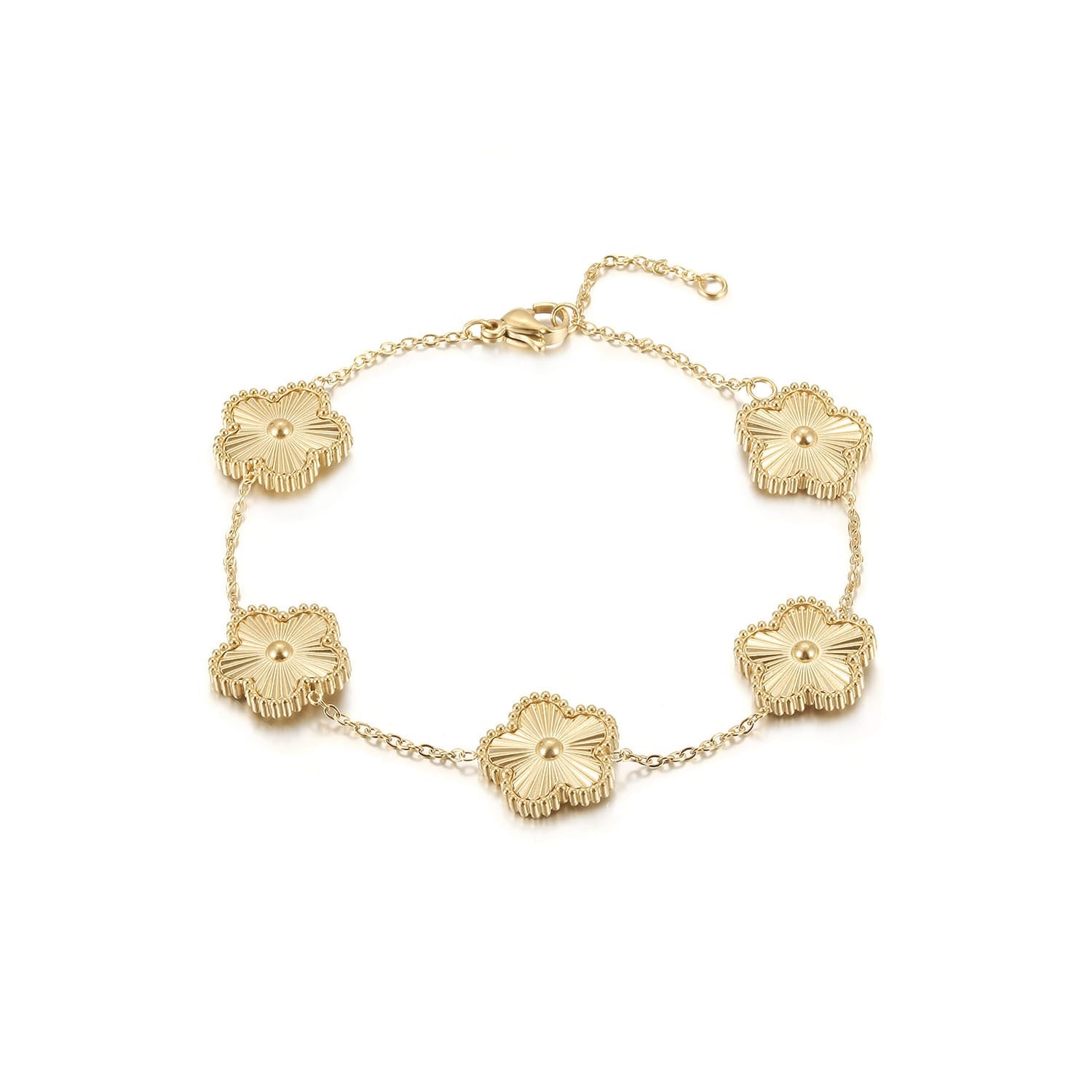 Golden Clover Bracelet - NOA Jewels -
