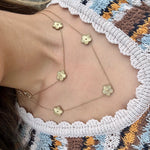 Golden Clover Necklace - NOA Jewels -