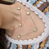 Golden Clover Necklace - NOA Jewels -