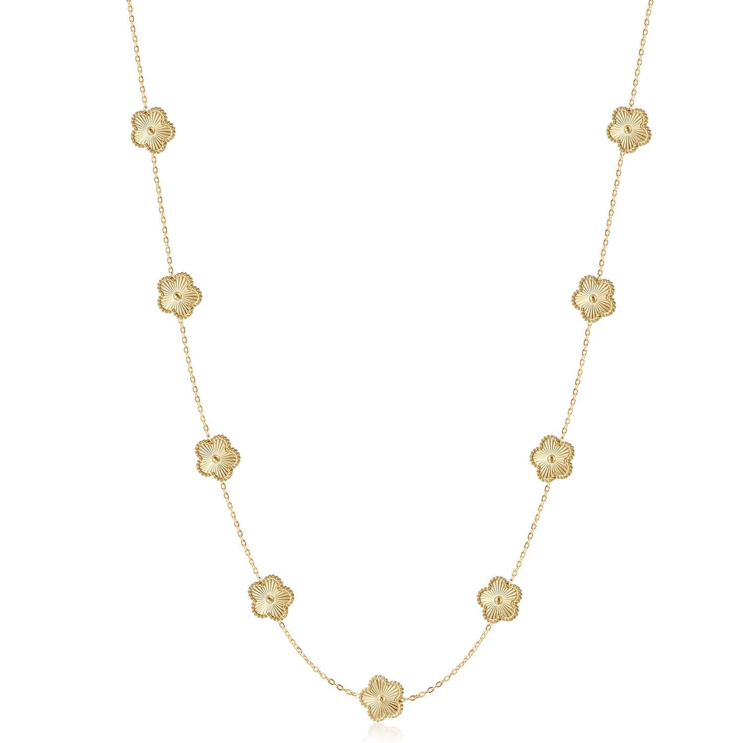 Golden Clover Necklace - NOA Jewels -