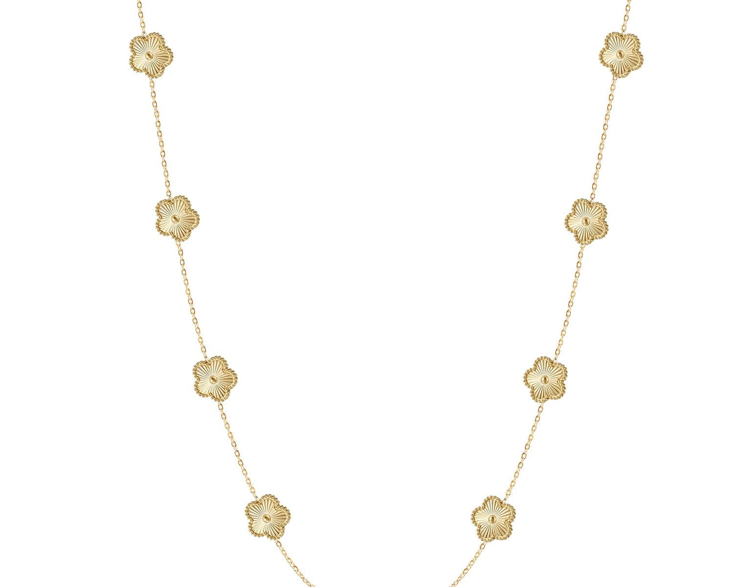Golden Clover Necklace - NOA Jewels -