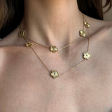 Golden Clover Necklace - NOA Jewels -