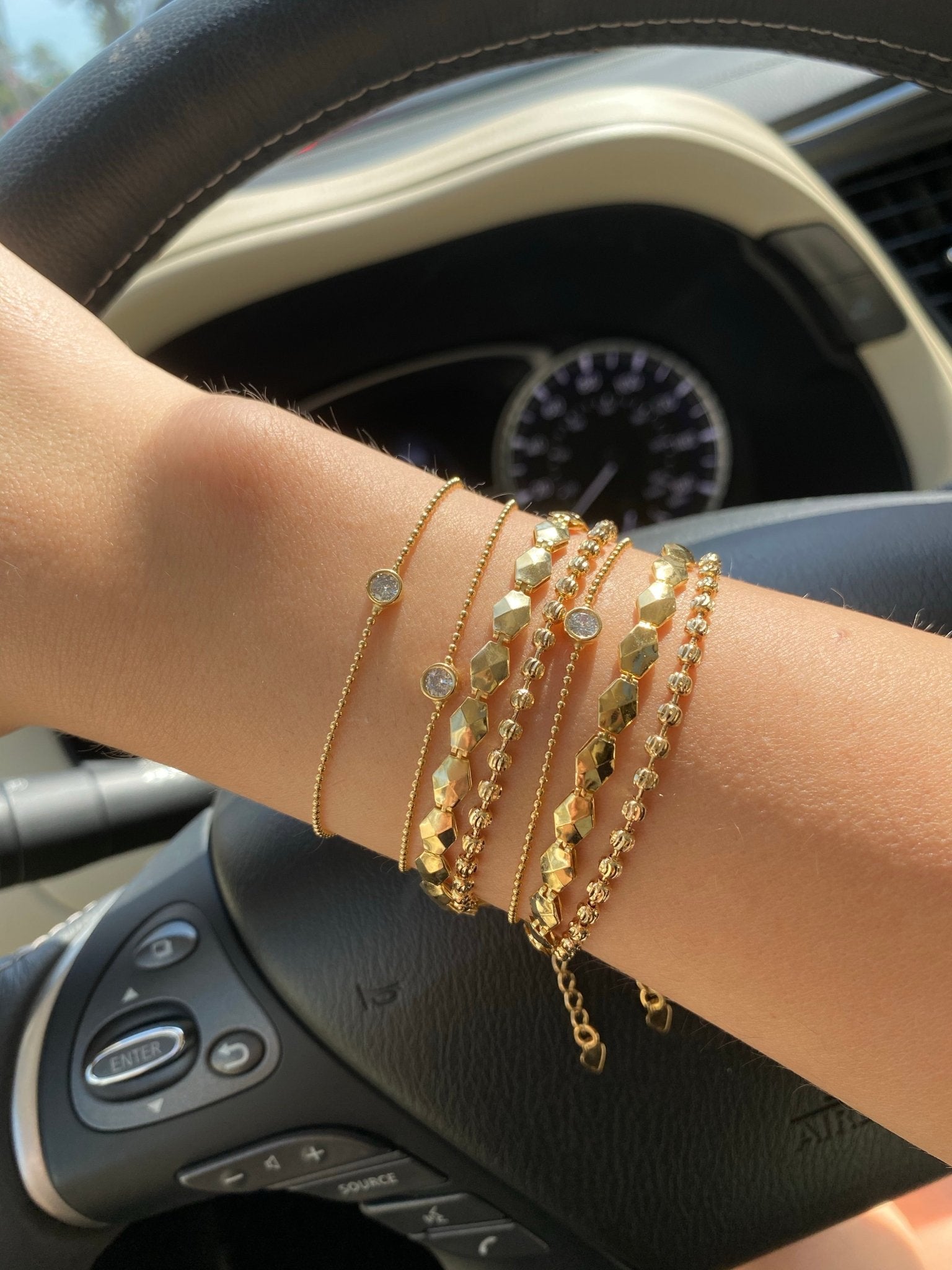 Golden Lozenge Bracelet - NOA -