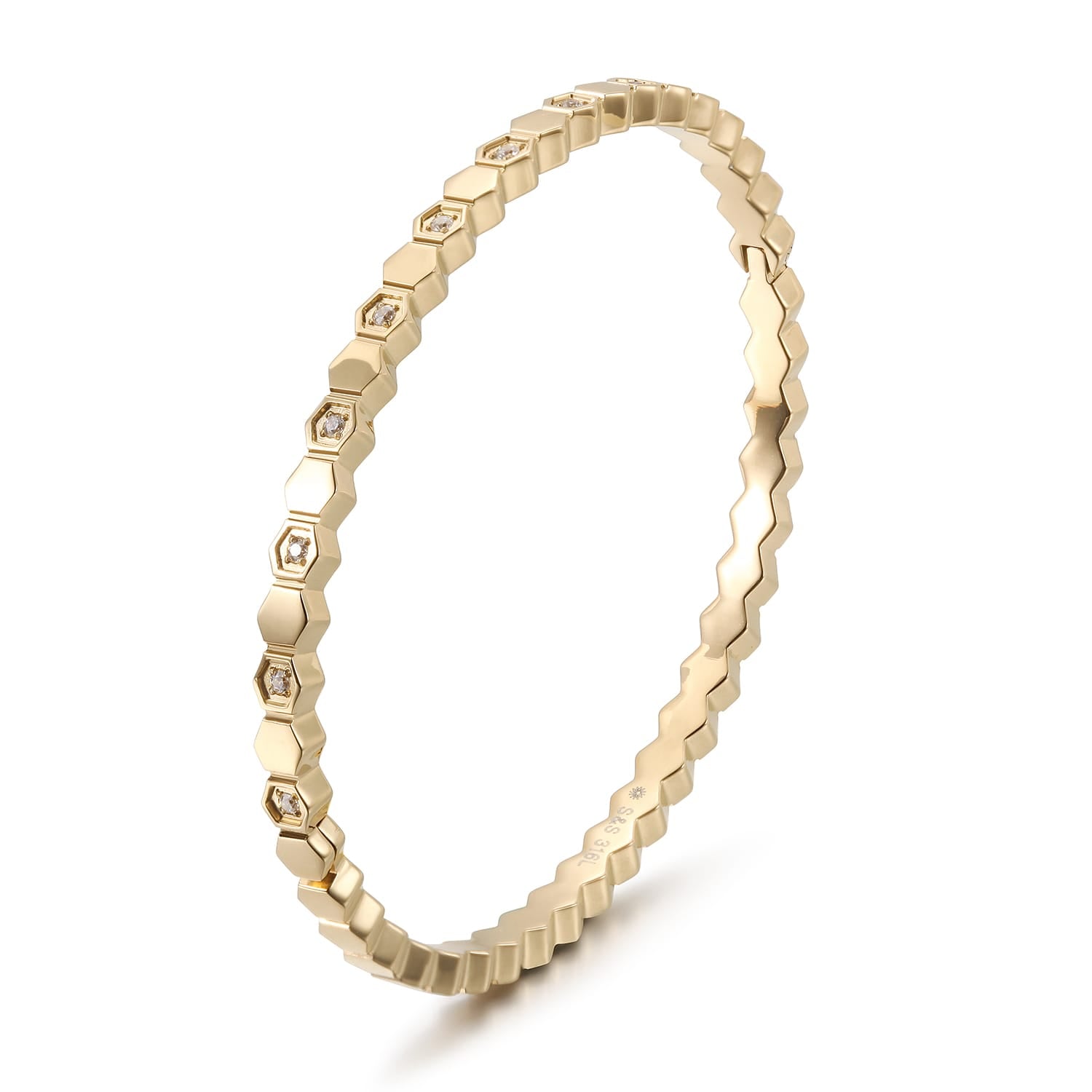 Honey Comb Bangle - NOA -