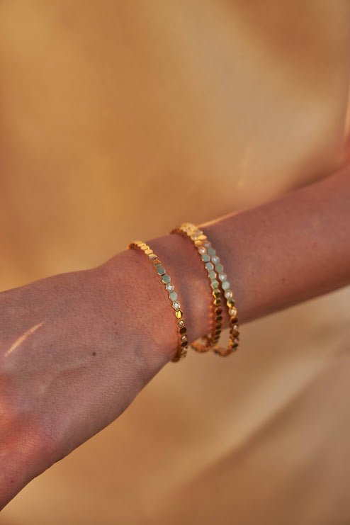 Honey Comb Bangle - NOA -