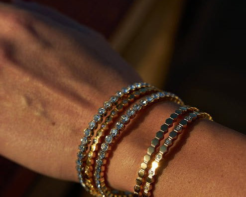 Honey Comb Bangle - NOA -