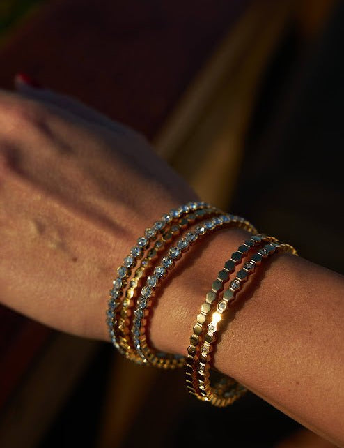 Honey Comb Bangle - NOA -