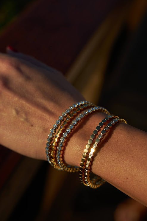 Honey Comb Bangle - NOA -