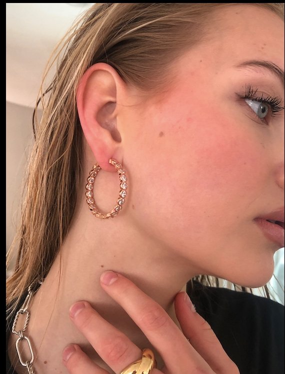 Kate (Petite) Rose Gold - NOA - Earrings