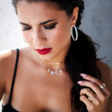 Kate White Gold - NOA - Earrings