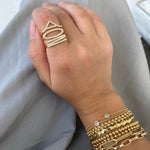 Letter Stackable Rings - NOA -