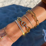 Link Chain Bracelet Large- Waterproof edition