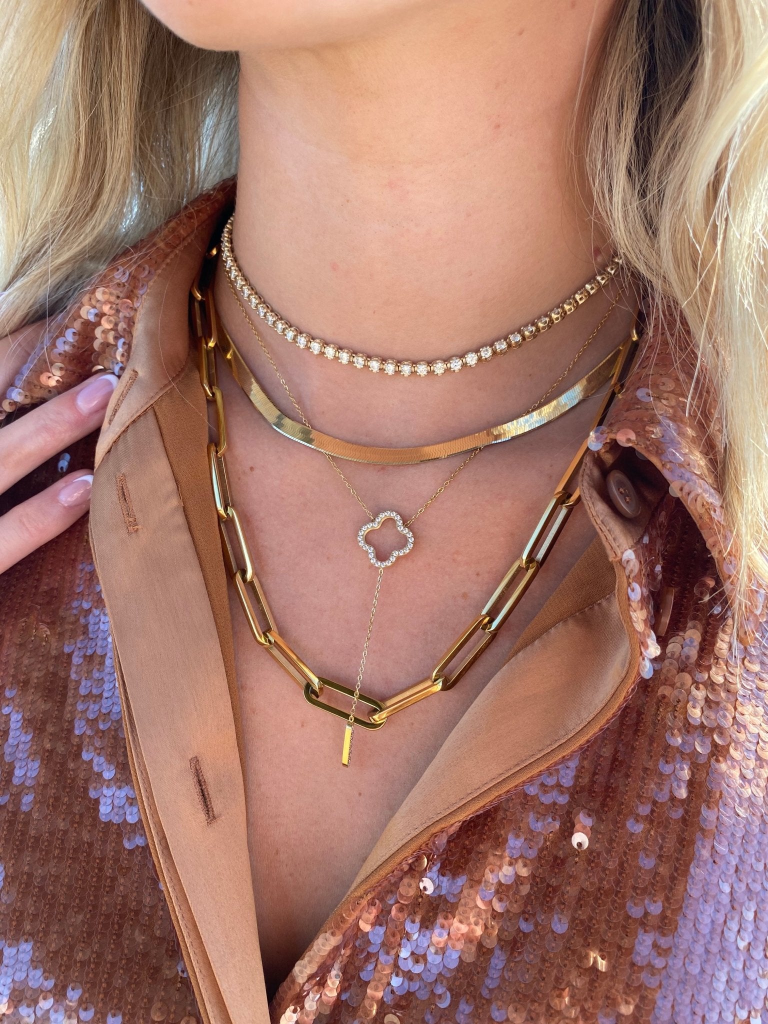 Large link chain discount for jewelry making