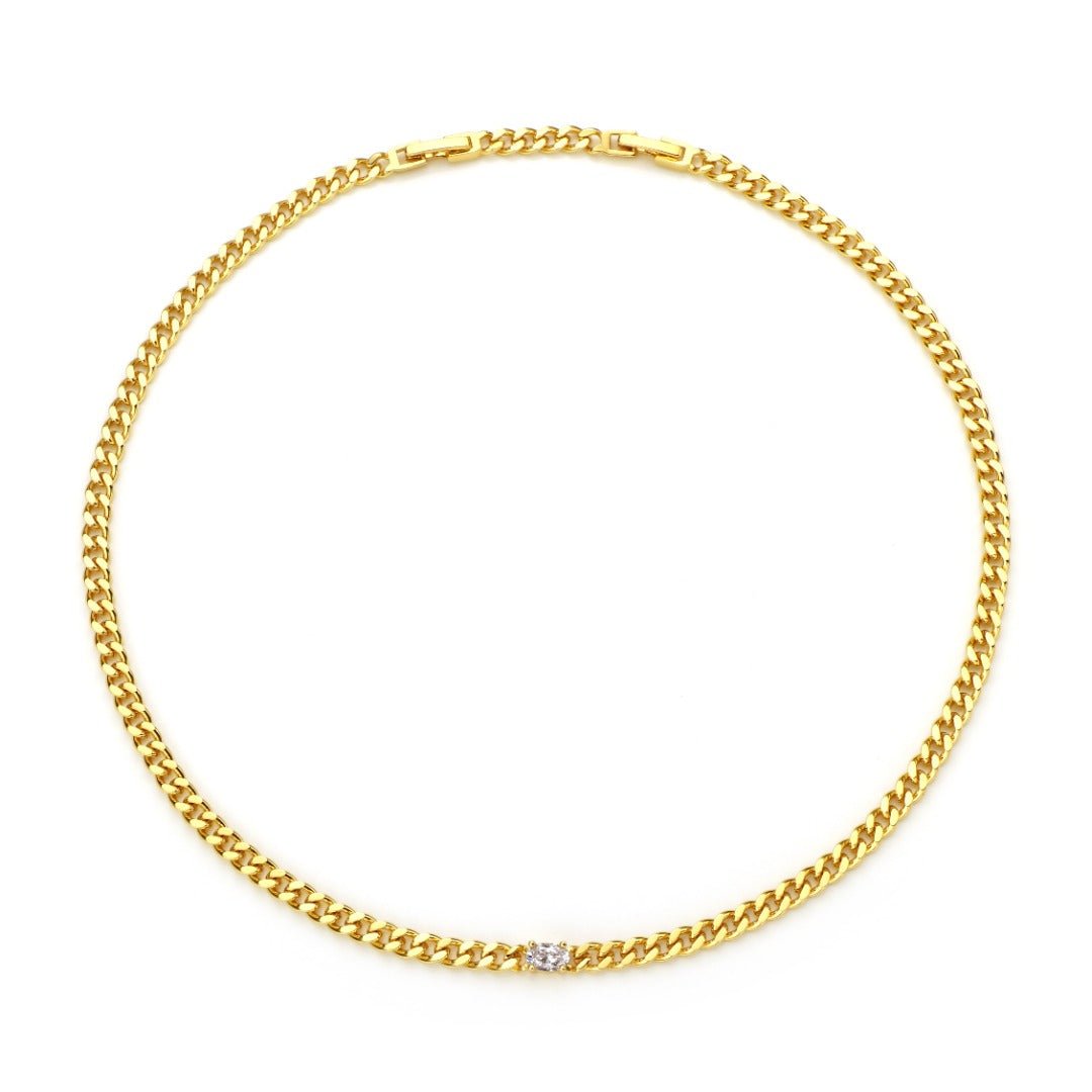Link Goddess Necklace Yellow Gold