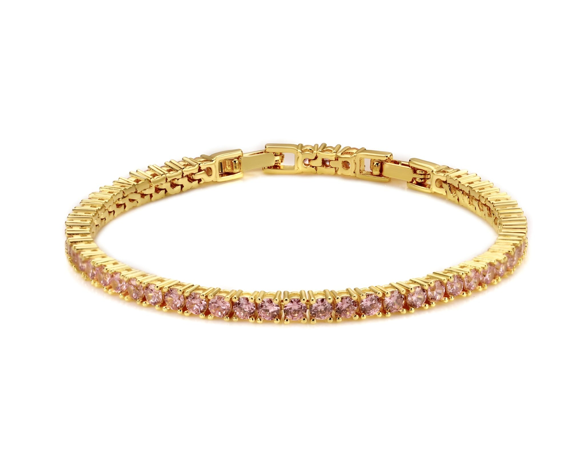 Mademoiselle Bracelet Pink Sapphire - NOA Jewels -