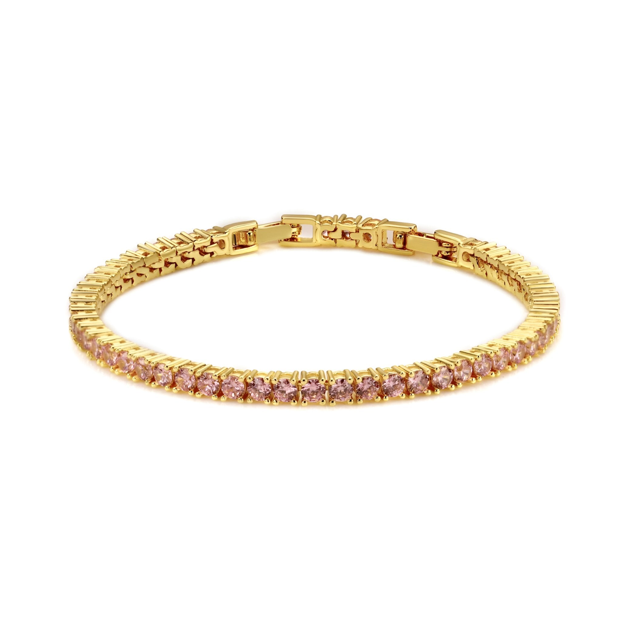 Mademoiselle Bracelet Pink Sapphire - NOA Jewels -