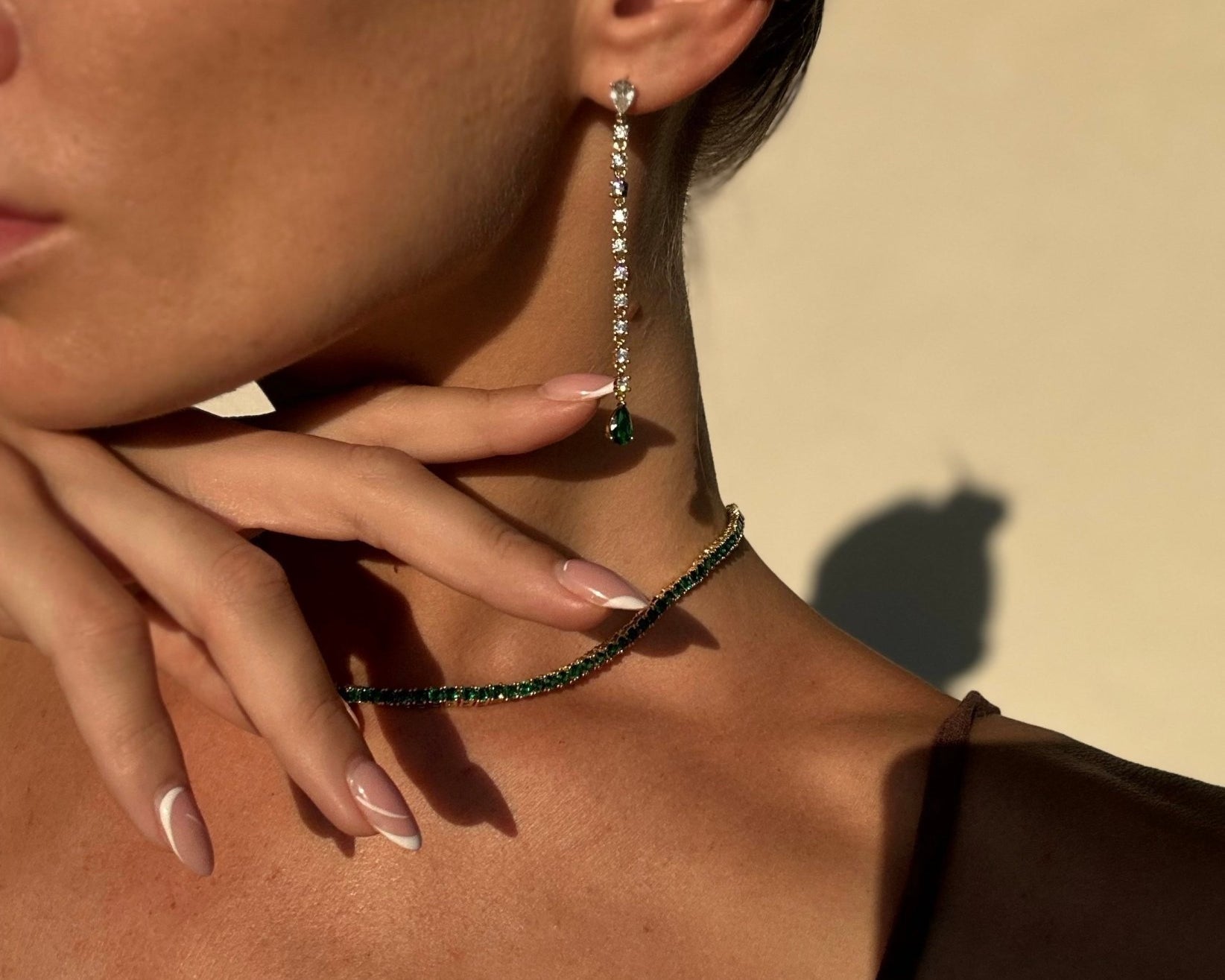 Mademoiselle Tennis Emerald - NOA Jewels -