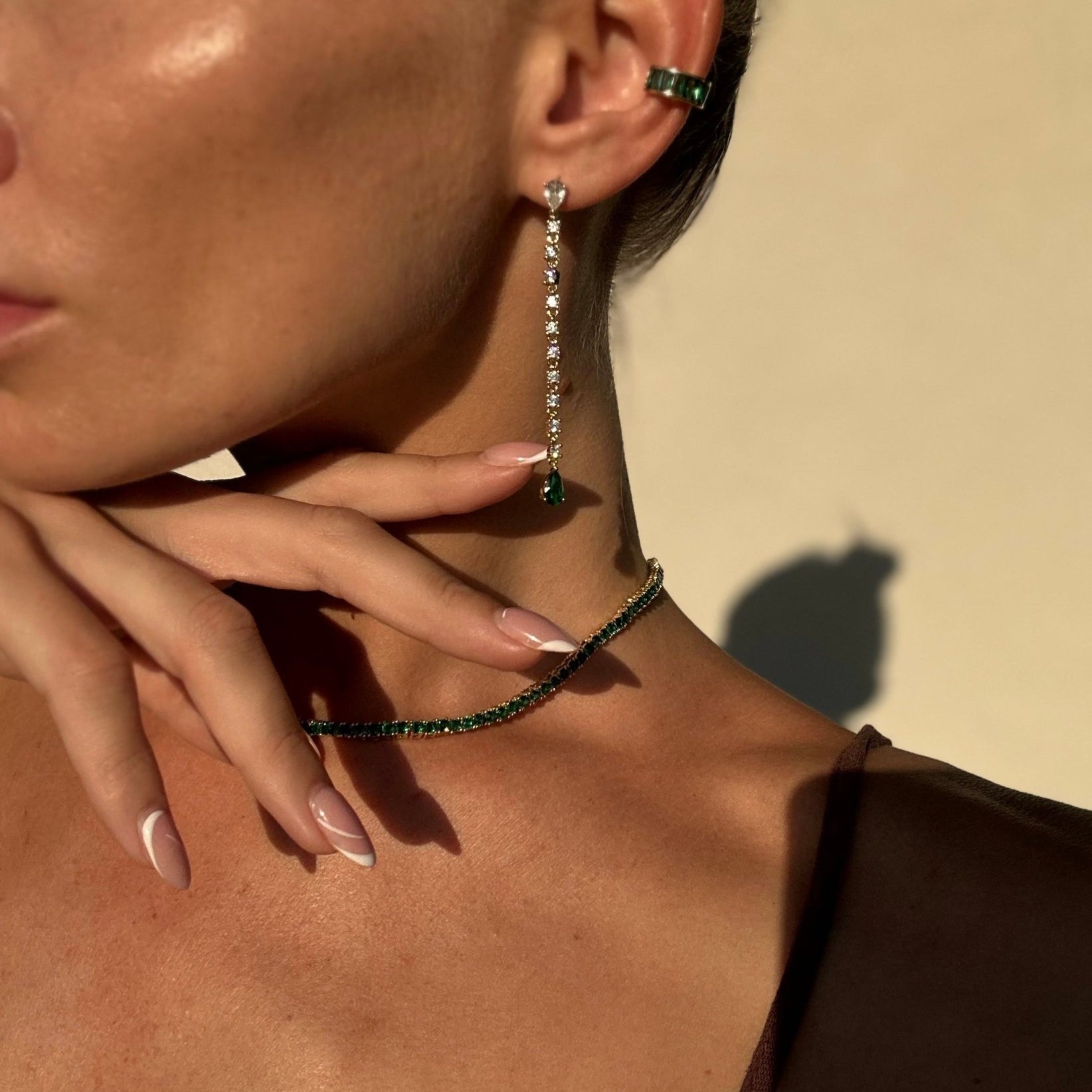 Mademoiselle Tennis Emerald - NOA Jewels -