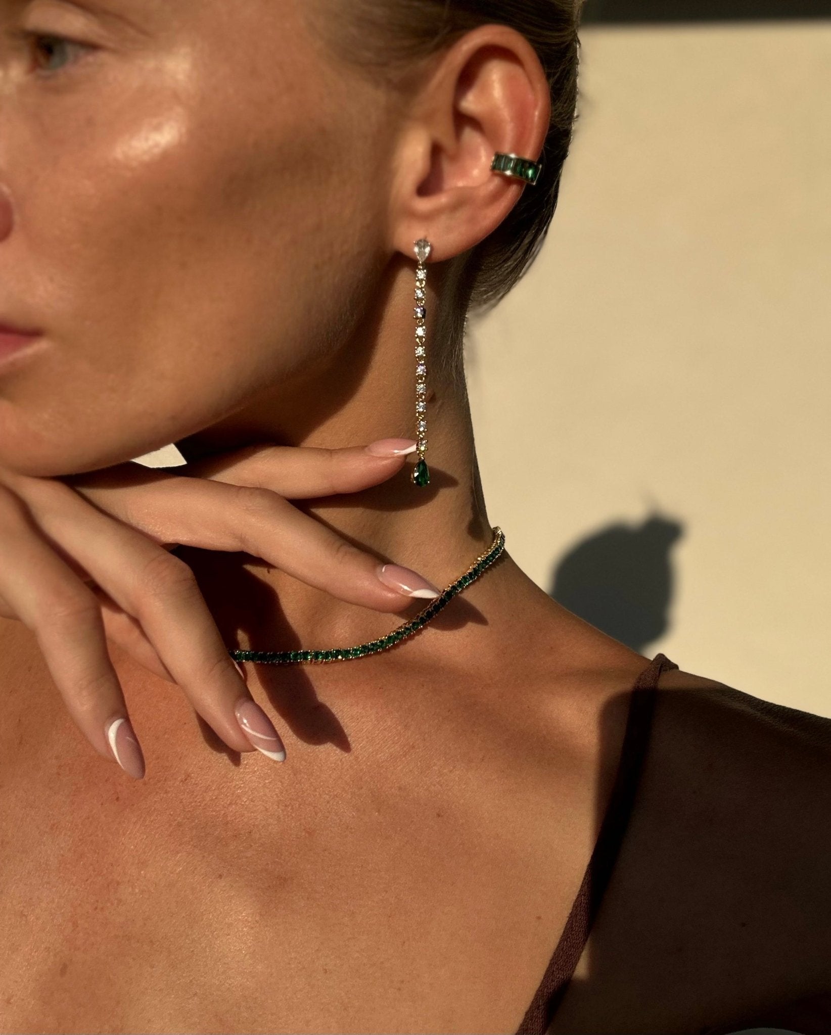 Mademoiselle Tennis Emerald - NOA Jewels -