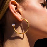 Margot - Pearl Hoops